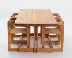 Edvin Helseth Scandinavian Dining Table in Pine Model Trybo by Edvin Helseth 1960s - 1175788