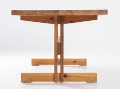 Edvin Helseth Scandinavian Dining Table in Pine Model Trybo by Edvin Helseth 1960s - 1175796