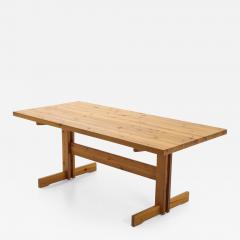 Edvin Helseth Scandinavian Dining Table in Pine Model Trybo by Edvin Helseth 1960s - 1176483