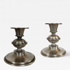 Edvin Ollers Pair of Candle Holders by Edvin Ollers for Schreuder Olsson - 4638724