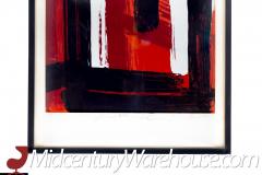 Edvins Strautmanis Signed Mid Century Abstract Silkscreen Art - 2569156