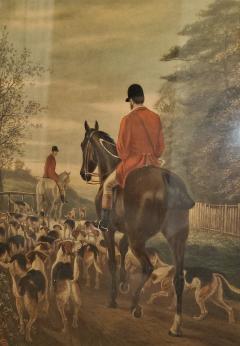 Edward Algernon Stuart Douglas 19th Century EAS Douglas Hunt Scene Aquatint Engraving - 2024783