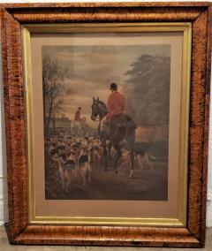 Edward Algernon Stuart Douglas 19th Century EAS Douglas Hunt Scene Aquatint Engraving - 2024789