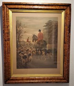 Edward Algernon Stuart Douglas 19th Century EAS Douglas Hunt Scene Aquatint Engraving - 2024819