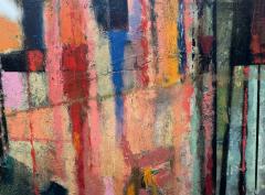 Edward Arthur Anderson Mid Century Rocket Ship Cityscape Abstract Skyline - 4348549