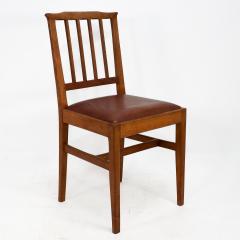 Edward Barnsley E Barnsley for the Rural Industries Bureau Six Arts Crafts Oak Dining Chairs - 4182881
