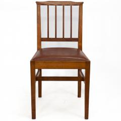 Edward Barnsley E Barnsley for the Rural Industries Bureau Six Arts Crafts Oak Dining Chairs - 4182882