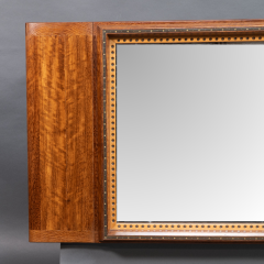Edward Barnsley Edward Barnsley An Exceptional Arts Crafts Handmade Walnut Landscape Mirror - 4182887