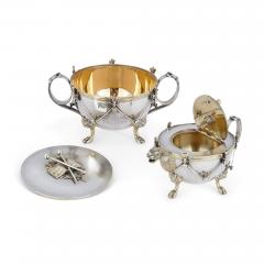 Edward Charles Brown Rare Victorian silver tea and coffee set by Edward C Brown - 3188174