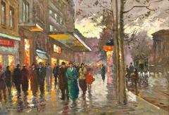 Edward Cortes a Paris Street Scene - 2916526