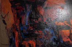 Edward Dugmore LARGE SCALE ABSTRACT COLORFUL PAINTING BY EDWARD DUGMORE - 4281671