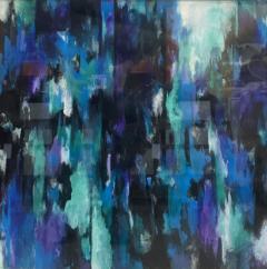 Edward Eller American Contemporary Abstract Waves Watercolor Gouache on Paper - 4528801