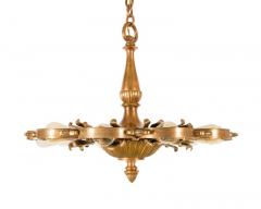 Edward F Caldwell Co E F Caldwell Bronze Neoclassical Chandeliers USA 1920s - 787349