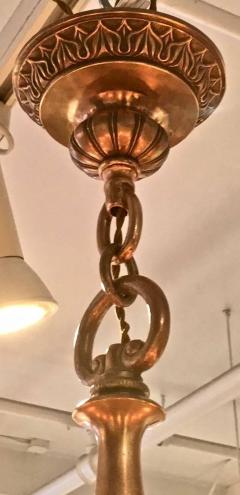 Edward F Caldwell Co E F Caldwell Bronze Neoclassical Chandeliers USA 1920s - 787352