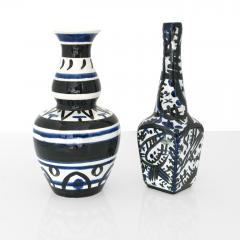 Edward Hald Two Scandinavian Modern Hand Decorated Ceramic Vases Edward Hald circa 1920 s - 2451488