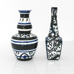 Edward Hald Two Scandinavian Modern Hand Decorated Ceramic Vases Edward Hald circa 1920 s - 2451489