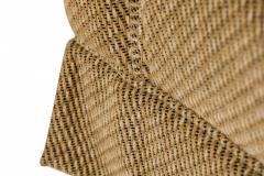 Edward J Wormley for Dunbar American Mid Century Beige Upholstered Fluted Leg Lo - 4631609
