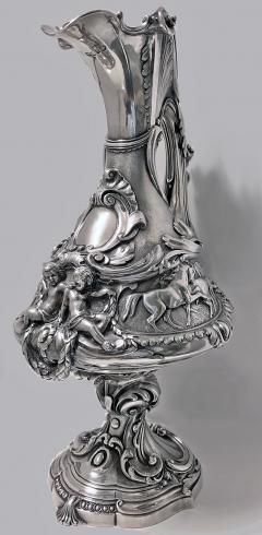 Edward John Barnard Outstanding Silver Equine Related Wine Ewer Jug Barnard London 1864 - 272432