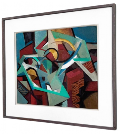 Edward McCarthy Ed McCarthy Table with Green Couch c1956 o cb - 2969325