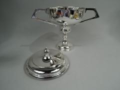 Edward Viner English Modern Classical Sterling Silver Covered Trophy Cup 1963 - 3762160