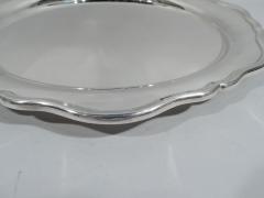 Edward Viner Pretty Old Fashioned English Sterling Silver Serving Tray - 3750184