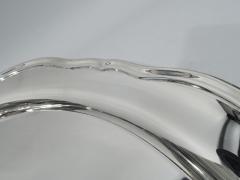 Edward Viner Pretty Old Fashioned English Sterling Silver Serving Tray - 3750185