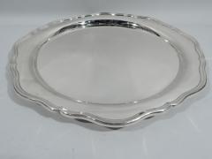 Edward Viner Pretty Old Fashioned English Sterling Silver Serving Tray - 3750186