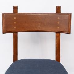 Edward Welby Pugin E W Pugin A Walnut Side Chair with Curvaceous Back Rest with Oak Pegs - 4182903