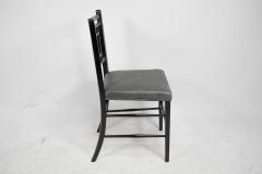 Edward William Godwin E W Godwin An Anglo Japanese ebonized side chair professionally upholstered - 4192977