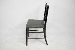 Edward William Godwin E W Godwin An Anglo Japanese ebonized side chair professionally upholstered - 4192978