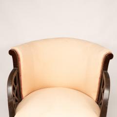 Edward William Godwin E W Godwin Attributed an Anglo Japanese Circular Armchair with Fan Shaped Arms - 4191685