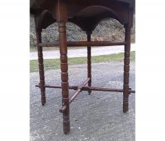 Edward William Godwin E W Godwin an Aesthetic Movement Walnut Octagonal Table with Crossed Stretcher - 4193062