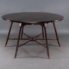 Edward William Godwin E W Godwin an Anglo Japanese Aesthetic Movement walnut centre or dining table - 4182923