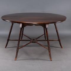 Edward William Godwin E W Godwin an Anglo Japanese Aesthetic Movement walnut centre or dining table - 4182924