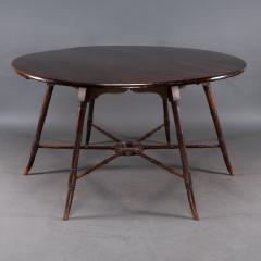 Edward William Godwin E W Godwin an Anglo Japanese Aesthetic Movement walnut centre or dining table - 4182925