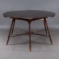 Edward William Godwin E W Godwin an Anglo Japanese Aesthetic Movement walnut centre or dining table - 4182926
