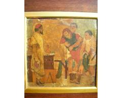 Edward William Godwin E W Godwin an Important Anglo Japanese Bookcase Painted by Henry Stacy Marks - 4182938
