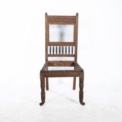 Edward William Godwin E W Godwin attributed A Pair of Oak Dining Chairs Ready Upholstery - 4193048