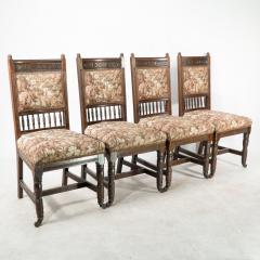 Edward William Godwin E W Godwin attributed A Set of Four Aesthetic Movement Oak Dining Chairs - 4193053
