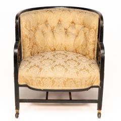 Edward William Godwin E W Godwin attributed An Anglo Japanese Ebonized Walnut Lounge Chair - 4191699