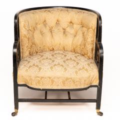 Edward William Godwin E W Godwin attributed An Anglo Japanese Ebonized Walnut Lounge Chair - 4191704