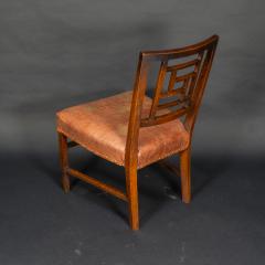 Edward William Godwin E W Godwin attributed Anglo Japanese Walnut Side Chair with Lattice Back - 4191722