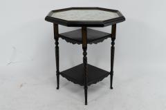 Edward William Godwin E W Godwin for Collinson Lock An ebonised parcel gilt side table chess table - 4182911