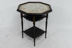Edward William Godwin E W Godwin for Collinson Lock An ebonised parcel gilt side table chess table - 4182912