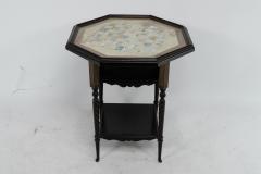 Edward William Godwin E W Godwin for Collinson Lock An ebonised parcel gilt side table chess table - 4182913