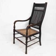 Edward William Godwin E W Godwin for William Watt An Aesthetic Movement tall back ebonized armchair  - 4182918