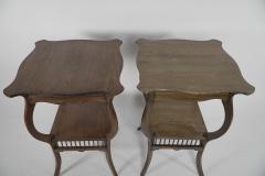 Edward William Godwin E W Godwin style Of A Pair of Ash Arts Crafts Anglo Japanese Side Tables - 4182930