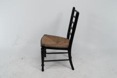Edward William Godwin E W Godwin style Of An Anglo Japanese Rush Seat Ebonized Side Chair - 4193013