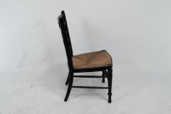 Edward William Godwin E W Godwin style Of An Anglo Japanese Rush Seat Ebonized Side Chair - 4193015