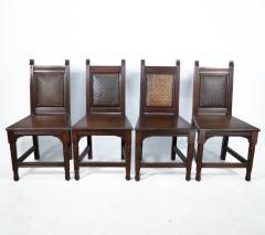 Edward William Godwin Set of Four Aesthetic Hall Chairs in the Manner of E W Godwin - 4193279